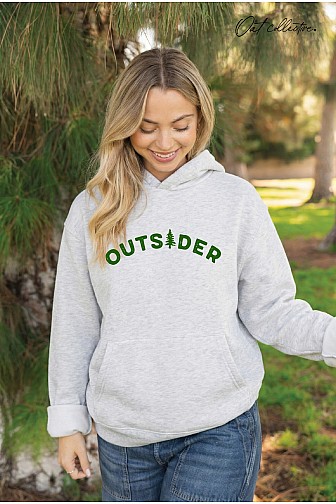 OUTSIDER  HOODIE PULLOVER SWEATSHIRT