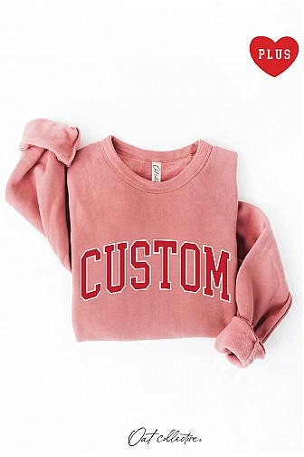 CUSTOM PLUS GRAPHIC SWEATSHIRT  