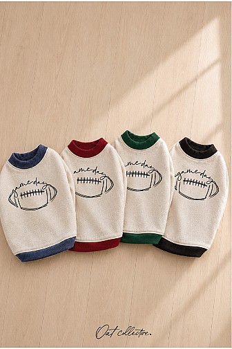 GAME DAY FOOTBALL PET SWEATSHIRT 