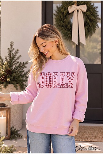 JOLLY PATCH SKETCH GRAPHIC SWEATSHIRT