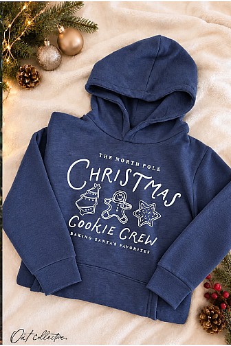 THE NORTH POLE CHRISTMAS COOKIE HOODIE PULLOVER SWEATSHIRT