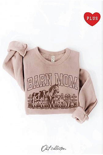 BARN MOM PLUS GRAPHIC SWEATSHIRT