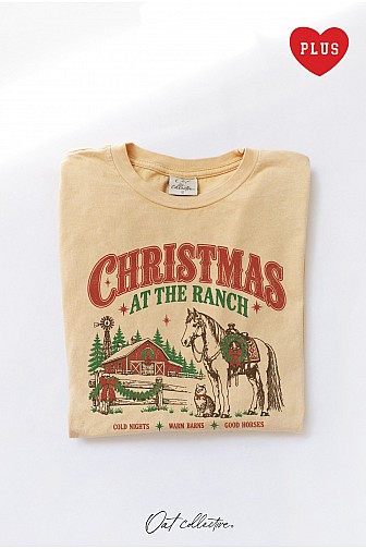 CHRISTMAS AT THE RANCH PLUS MINERAL GRAPHIC TOP