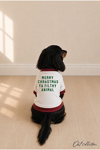 MERRY CHRISTMAS YA FILTHY ANIMAL PET SWEATSHIRT 
